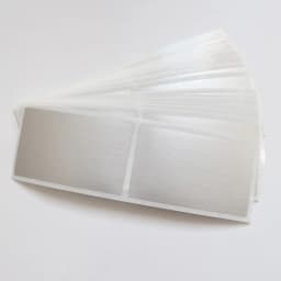 100pcs 35x58mm Golden Silver Scratching Sticker DIY Game Postcard Scape Off Film