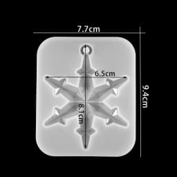 New Christmas Multi Shapes Snowflake Pendant Silicone Mold Hanging Epoxy Resin Mould For DIY Christmas Tree Decor Jewelry Making