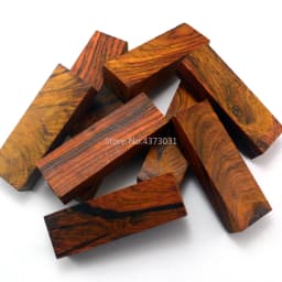 1piece Yellow orange Wood material for DIY Knife handle making and others DIY Handles Crafts 120x40x25mm
