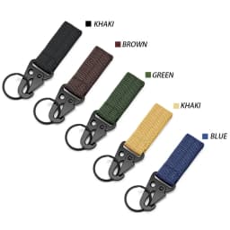 DOOPAI Men's Belt Multi-Function Outdoor Tactical Nylon Webbing Belt Key Hang Buckle Mountaineering Portable Eagle Hook
