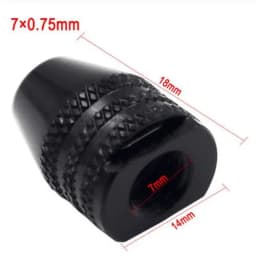 0.3-3.2mm Mini Multi Keyless Drill Chuck M7 M8X0.75 Quick Change Three-Jaw Drill Chuck For Rotary Tools Mini Drill For Dremel