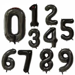 30 40 Inch Birthday Number Balloons Big Rose Gold Silver Figure Foil Balloon Wedding Baby Birthday Party Decoration Kid Globos
