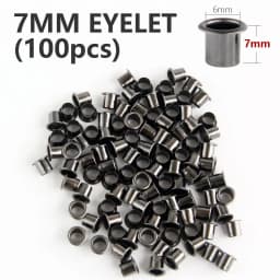 100pcs Eyelets for DIY Kydex Sheath 6mm 7mm Rivet Hand Tool Parts