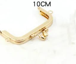 Buds head delicate No hole screw purse frame 10/12.5/15/18/20CM golden DIY Handmade kiss lock bag coin purse