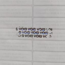 2000pcs 35mmx10mm Hologram Stickers Security Seal Tamper Proof Warranty Void Custom Laser Label Personalise