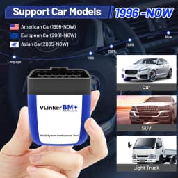 Vgate VLinker BM+ BT4.0/ BM BT3.0 V2.2 ELM327 Bluetooth Bimmercode OBD Scanner OBD2 Car Diagnostic Tools For BMW for iOS Android