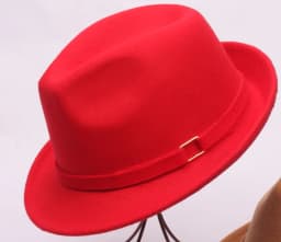 New Spring Autumn Short Brim Wool Felt Fedora Hats Retro Panama Hat Men Women Dress Hat Jazz Trilby Cap Wholesale