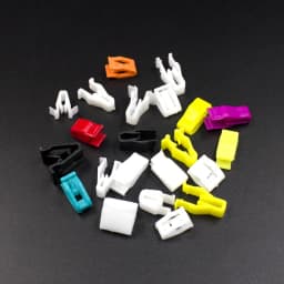 50 Pcs Mix Car Door Panel Bumper Fixed Screw Square Round head Nut Screw Fixed Grommet Clip Plastic Snap In Fastener