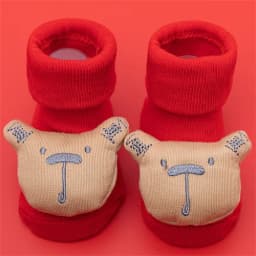 Lawadka 0-3T Winter Thick Infant Socks for Girls Boys Kids Christmas New Year's Socks Anti Slip Cotton Short Socks for Newborns