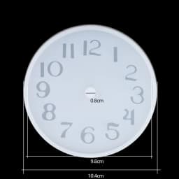 1pcs Arabic Numerals Clock Silicone Mold Handmade Crafts Clock Epoxy Resin Molds For DIY Jewelry Making Finding Tools Supplies