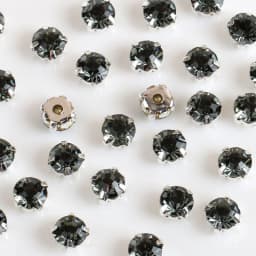 New 3mm 4mm 5mm 7mm 8mm Silver Claws Sew-on Round Rhinestones For Needlework DIY Glass Crystals Stones Clothes Wedding Dress