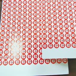 380pcs 5mm Screw Hole Driver Forbidden Do Not Enter Sign Eggshell Brittle Paper Sticker Open Tamper Warning Warranty Void Label