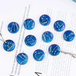 Keychain Pendant Twelve Constellation Silicone Mold For Epoxy Resin Casting Creative Earrings Jewelry Pendants Making Molds