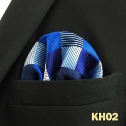 Pocket Square Handkerchief for Men Polka Dot Dots Plaid Check Checkered Suit Pocket Towel Hanky Mens Gift Wedding Business Party