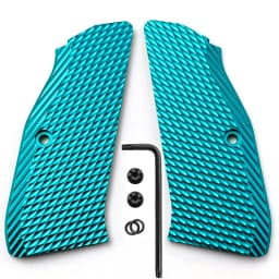 1Pair Aluminium Alloy CZ75 Grips for CZ 75 Full Size, SP-01 Series Shadow 2 75B BD with Screws