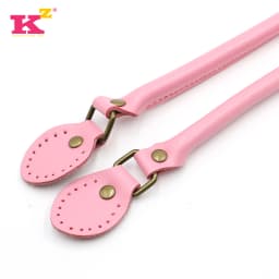 2pcs/lot 50cm Genuine Leather Bag Strap DIY Handmade Handles for Crossbody Replacement Shoulder Handbag Wallet Handle