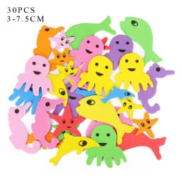 Geometric Figure Foam Sticker Star Heart Animals Foam Stickers Kid Toy Early Educational learning kindergarten Craft Diy Toy GYH