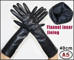 Women's Long Natural Leather Gloves Long Thick Thin Touch Screen High-end Sheepskin Gloves Winter Warm Leather Sleeve New Style