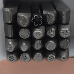 Flower Stamps Metal Design Stamp Steel Hand Punch for Jewelry Crafts