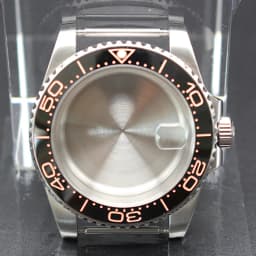 40mm Cases Men's Watch Ceramic Bezel Sapphire Glass Fit NH35 NH36 ETA 2824 Miyota 8215 Movement 28.5mm Dial Submariner Parts