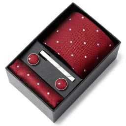 Top Quality 7.5 cm Business Ties Hanky Cufflink Set Tie Clips Green Necktie Corbatas For Men Wedding In Gift Box Slim Gravatas