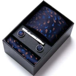Top Quality 7.5 cm Business Ties Hanky Cufflink Set Tie Clips Green Necktie Corbatas For Men Wedding In Gift Box Slim Gravatas