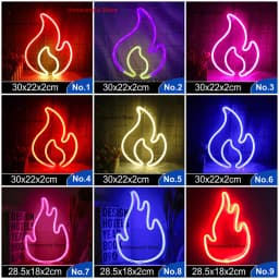 LED Neon Light Sign Strip New 189 Styles Wall Art Lamp Nightlight LOVE Heart Animal Cat Figure Model Decor Room Shop Xmas Gift