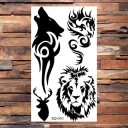 Badge Pirate Temporary Tattoos For Men Adults Realistic Infinite Pirate Ship Lighthouse Fake Tattoo Sticker Body Arm Tatoos DIY