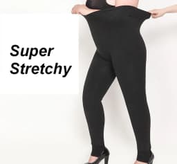 Plus Size 2XL 3XL 5XL Thick Leggings for Winter Super Stretchy Good Elastic 700g Very Warm Fleece Leggings OUC688