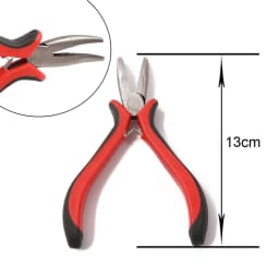 1Pc Black Red Blue Handle Anti-slip Splicing and Fixing Jewelry Pliers Tools & Equipment Kit for DIY Jewelry Accessory Design