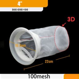 Mesh Micro Nylon(NMO)Filter Bags Fish Marine Sump Felt Pre Filter Sock Bag Corrosion Resistance Aquarium Accessories
