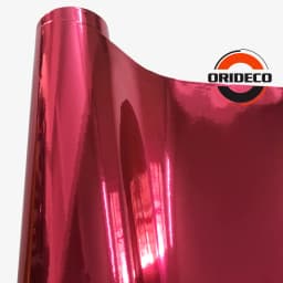 10/20/30/40/50*152CM High Stretchable Orange Chrome Air Bubble Free Mirror Vinyl Wrap Film Sticker Emblem Car Bike Motor Cover
