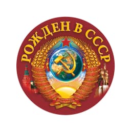 PVC-0064# Self-adhesive Decal Born in the USSR Car Sticker Waterproof Auto Decors on Bumper Rear Window