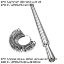 Professional Ring Enlarger Stick Mandrel Handle Hammers Ring Sizer Finger Measuring Stick For DIY Jewelry Making Measuring Tools