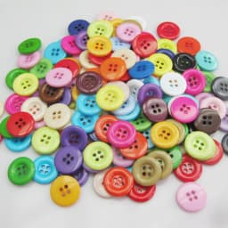 NBNNEG 30Pcs Multicolors 18MM Round Buttons Resin Decorative Scrapbooking Botoes Tailor Garment Sewing Accessory