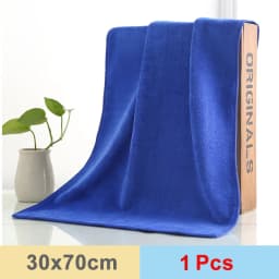 30x70 CM Car Wash Microfiber Towel Car Cleaning Drying Cloth Hemming Car Care Cloth Detailing Car Wash Blue purple/gray Towel