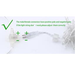 4mx1.5m Connectable Led Festoon String Fairy Light Garland Christmas Light String Tree Outdoor Garden Party Wedding Decoration