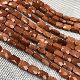 Natural Stone Crystal Agate Beaded Rectangle Faceted Turquoises Scattered Beads for Jewelry Making DIY Necklace Bracelet Gift