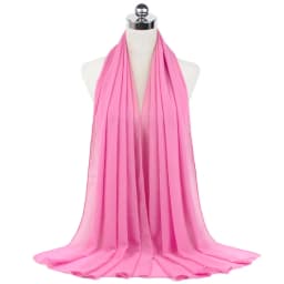 New Premium Plain Chiffon Scarf Muslim Hijab Instant Shawl Soft Ball Bubble Chiffon Head Wraps Islamic Lady Women Hijabs