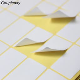 15 Sheets 24 Sizes White Blank Paper Label Self Adhesive Sticker Labels Tags Writable Price Label Stickers