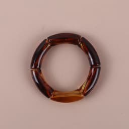 Trendy Resin Geometric Beaded Bracelets on Hand Acrylic Bamboo Tube Bangles Bracelets For Women Fashion Jewelry Valentines Gift