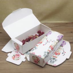10pc DIY Handmade Gift Wrap Box Marbling Favors Package Boxes Paper Carton Birthday Party Supplies Wedding Wrap Party