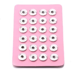 2022 New High Quality Snap Jewelry Display Board Fit 18mm Snap Buttons Jewelry Black Flannel PVC Snap Display Holder