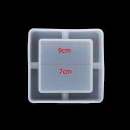 1Pcs Ashtray Casting Silicone Mold Crystal Transparent Epoxy Resin Mold for DIY Craft Jewelry Making Decoration Accessories Tool