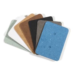 50-100pcs 2.5x3.5cm Ear Studs Card Earring Display Card Packaging Cardboard Blank Kraft Paper Price Tag for DIY Jewelry Gift