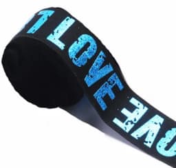 2/3/4cm Elastic Band Printing LOVE Rubber Webbing Classic Pattern Letter Love Elastic Belt for Clothing Trousers Sewing Supplies