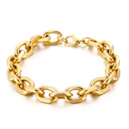 Karen 4mm 5mm 6mm 10mm O-Chain Simple Fashion Men's Stainless Steel Bracelet Custom