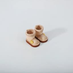 New 1/12bjd Bjd Doll Shoes High Top Handmade Leather Cowhide boots Shoes For Obitsu 11 OB11 Size GSC Doll 11cm Body Body9