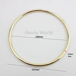 2-10-20 pieces O Big Rings 50mm 75mm 100mm 125mm 137mm for strap ring bags purses handle pants connect handmade alloy metal
