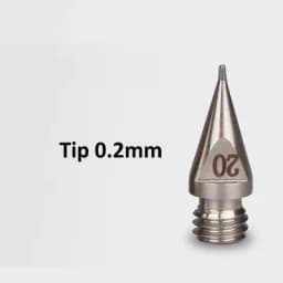 Split Stainless Steel 303 Precision Tapered Dispensing Tip (because of "split", you have to buy the Tip and the Hub separately)